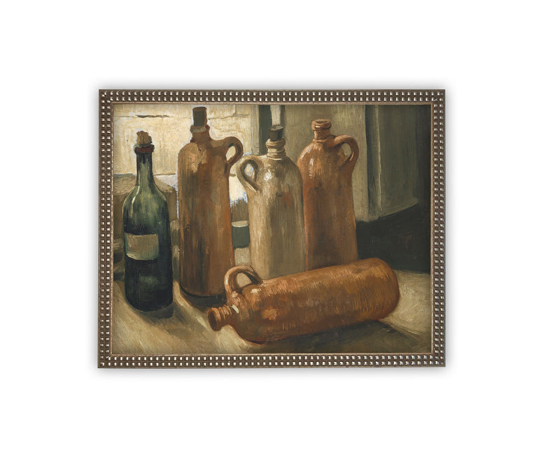 Vintage Framed Canvas Art #ST-619