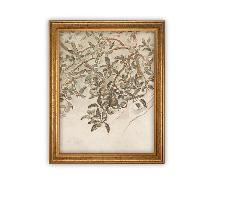 READY to SHIP 16X20 Vintage Framed Canvas Art #BOT-146