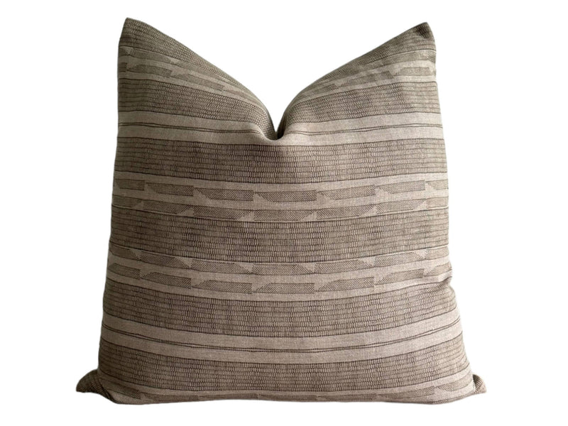 READY TO SHIP 20X20 Designer Jennifer Shorto Storck Sage Pillow Cover // Modern Farmhouse Decor Pillow // Ikat Green Moss Washed Linen