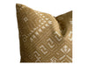 Woven Ikat OUTDOOR Pillow Cover in Yellow Mustard