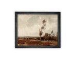 Vintage Framed Canvas Art #LAN-214