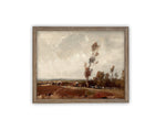 Vintage Framed Canvas Art #LAN-214