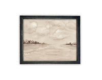 READY to SHIP 11X14 Vintage Framed Canvas Art #LAN-219