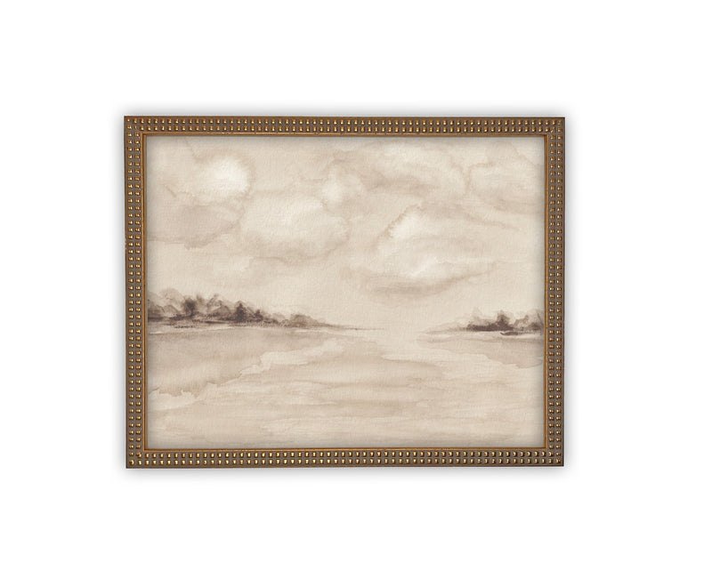 READY to SHIP 11X14 Vintage Framed Canvas Art #LAN-219