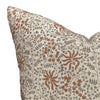 Designer "Mosier" Kishori Natural Ochre olive Pillow Cover