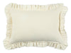 Designer Anika Solid Linen Pillow Cover in Cream