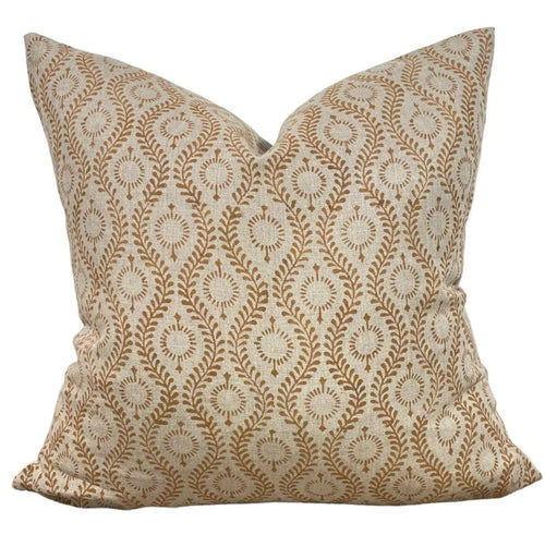 Designer Bradbury Block Print Pillow Cover