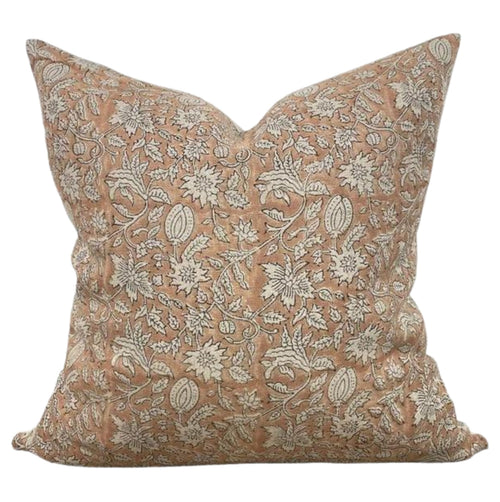 Designer "Gardena" Floral Pillow Cover