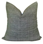 Kufri Rustic Solid Designer Pillow Cover in Olive