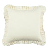 Designer Anika Solid Linen Pillow Cover in Cream