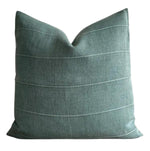 Designer Faso Pillow Cover in Seafoam