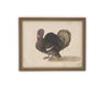 Vintage Framed Canvas Art // Framed Vintage Print // Vintage Painting // Turkey Art // Kids Room or Nursery print //#A-172