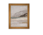 Vintage Framed Canvas Art // Framed Vintage Print // Vintage Painting // Beach House Seascape Coastal Art// #COAS-134