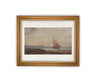 READY to SHIP 24X36 Vintage Framed Canvas Art // Framed Vintage Nautical Print // Sailboat Art // Beach House print //#COAS-136
