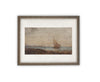 READY to SHIP 24X36 Vintage Framed Canvas Art // Framed Vintage Nautical Print // Sailboat Art // Beach House print //#COAS-136