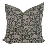 Designer "Zillah" Floral Pillow Cover