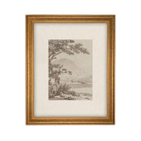 Vintage Framed Canvas Art #LAN-245