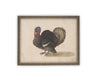 Vintage Framed Canvas Art // Framed Vintage Print // Vintage Painting // Turkey Art // Kids Room or Nursery print //#A-172