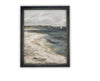 Vintage Framed Canvas Art // Framed Vintage Print // Vintage Painting // Beach House Seascape Coastal Art// #COAS-133