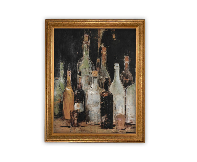 Vintage Framed Canvas Art #ST-624