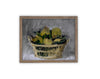 Vintage Framed Canvas Art // Framed Vintage Lemon Print // Vintage Fruit // Still Life Kitchen Painting // Farmhouse print //#ST-625