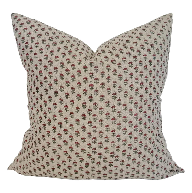 Designer "Odessa" Floral Pillow Cover