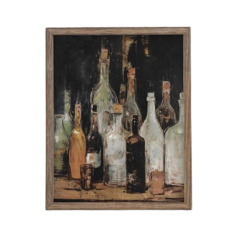 Vintage Framed Canvas Art #ST-624