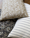 Designer Corvallis Block Print Floral Pillow Cover