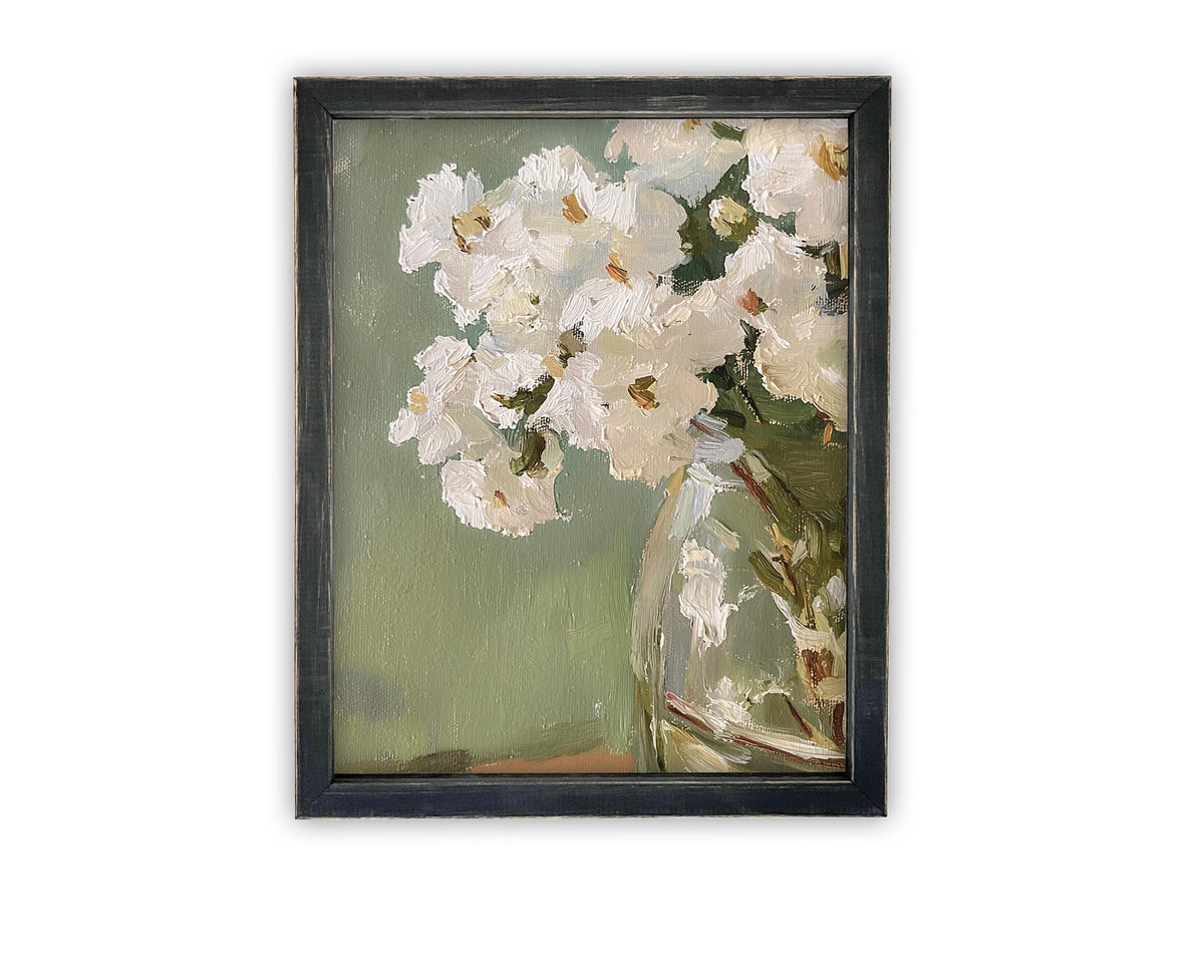 READY to SHIP 30X40 Vintage Framed Canvas Art // Framed Vintage Floral Print // Vintage Floral Painting // Still Life Botanical //#BOT-155