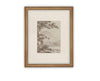 READY to SHIP 18X24 Vintage Framed Canvas Art // Framed Vintage Print // Vintage Painting // Country Landscape //#LAN-245