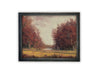 Vintage Framed Canvas Art // Framed Vintage Print // Vintage Painting // Fall Autumn Art // Farmhouse print //#LAN-253