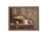 Vintage Framed Canvas Art // Framed Vintage Print // Vintage Painting // Vintage Kitchen Still Life // Farmhouse print //#ST-634