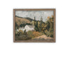 Vintage Framed Canvas Art #LAN-249