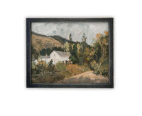 Vintage Framed Canvas Art #LAN-249
