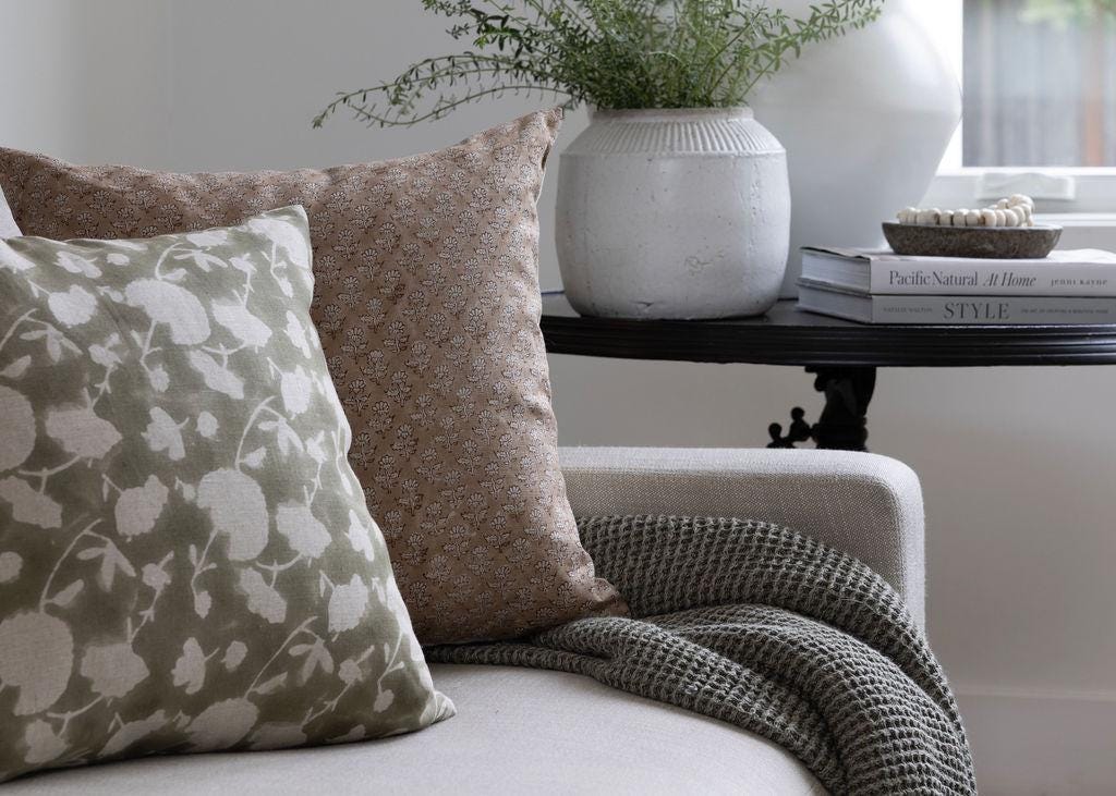 Designer "Rozel" Pillow Cover