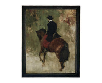Vintage Horse Painting Print Art: Framed Canvas Print