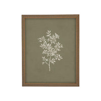 Framed Vintage Botanical Sketch Print: Farmhouse Canvas Art #ST-169