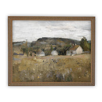 Vintage Framed Canvas Art #LAN-182