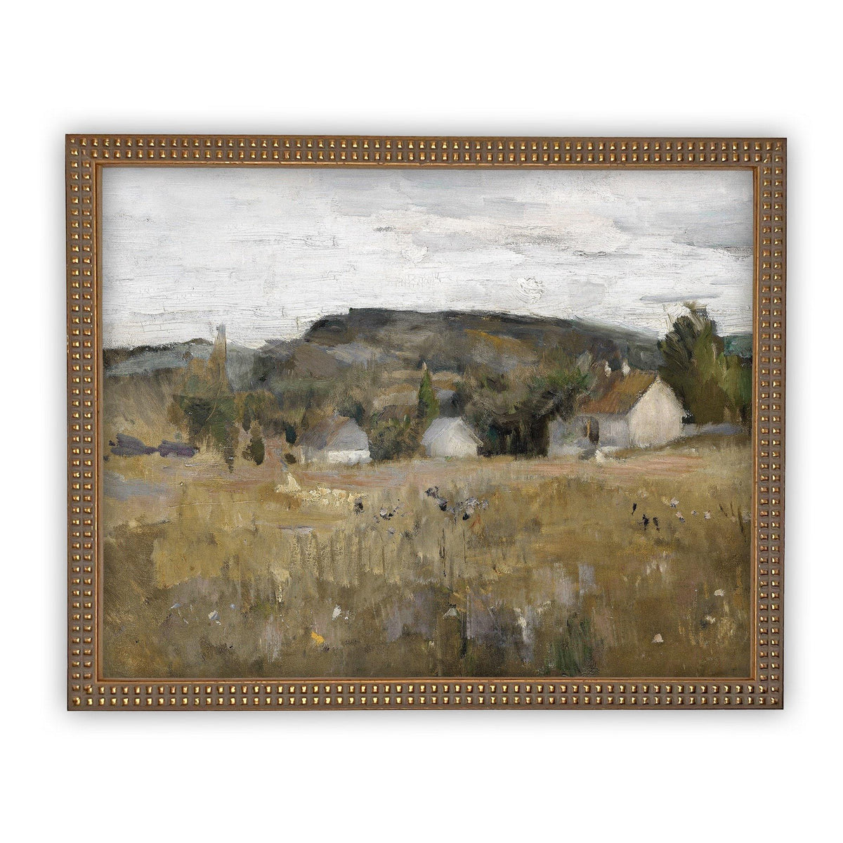 Vintage Framed Canvas Art #LAN-182