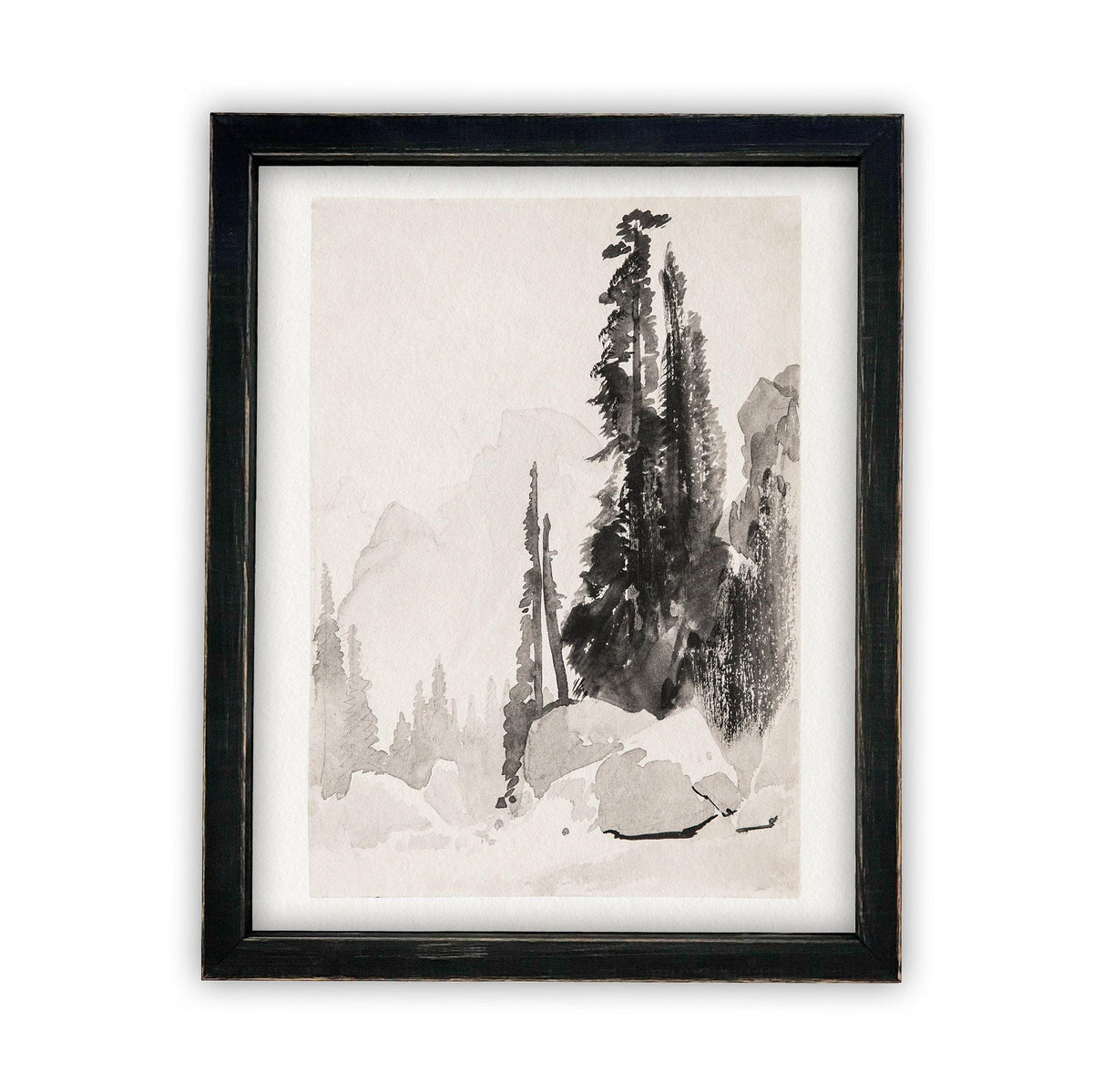 Framed Canvas Art #LAN-161
