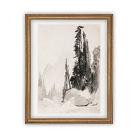 Framed Canvas Art #LAN-161