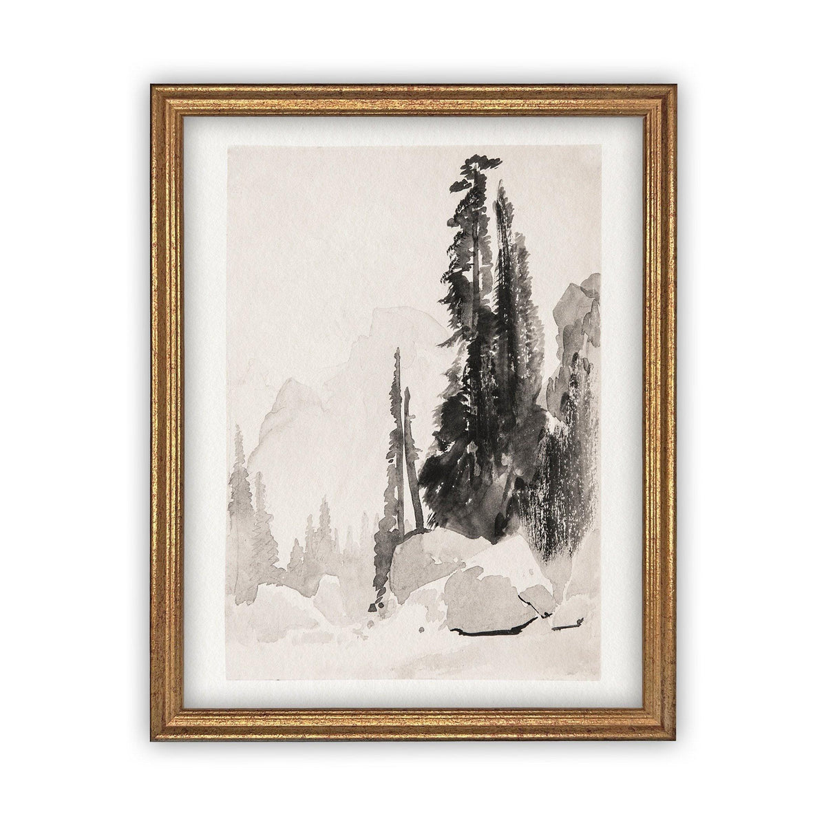 Framed Canvas Art #LAN-161