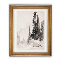 Framed Canvas Art #LAN-161