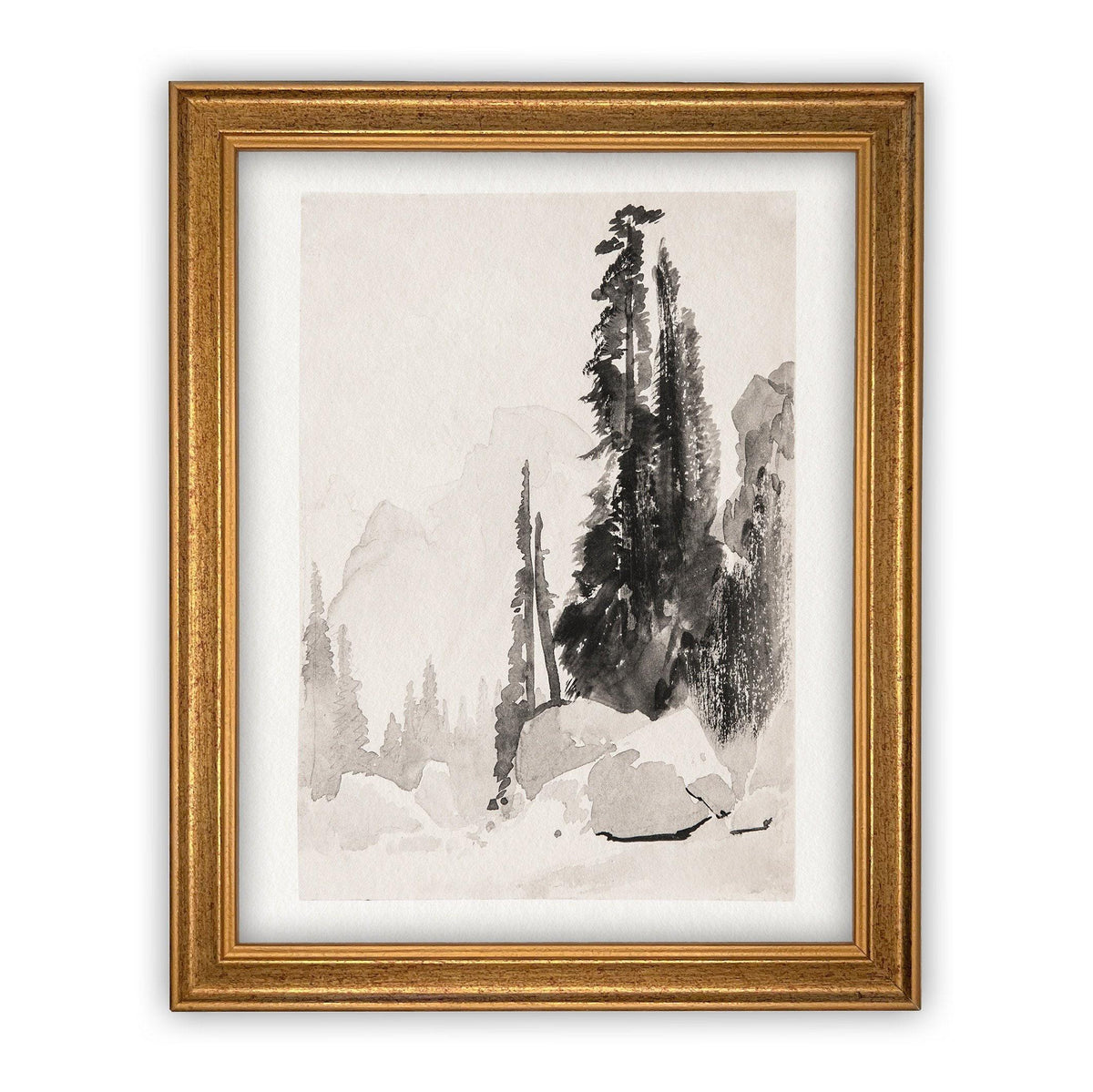 Framed Canvas Art #LAN-161