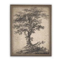 Vintage Framed Canvas Art #BOT-159