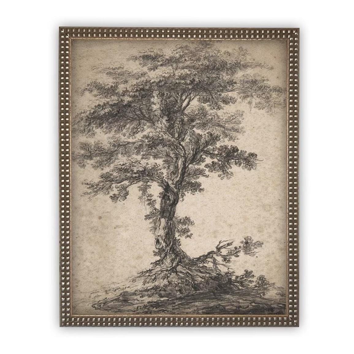 Vintage Framed Canvas Art #BOT-159