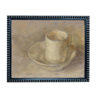 Framed Neutral Vintage Kitchen Pottery Still Life Canvas Print ST-647