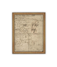 Vintage Framed Canvas Art #MSC-107