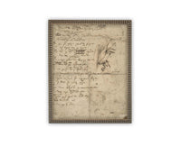 Vintage Framed Canvas Art #MSC-107