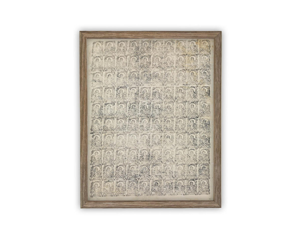 Vintage Framed Canvas Art #MSC-105